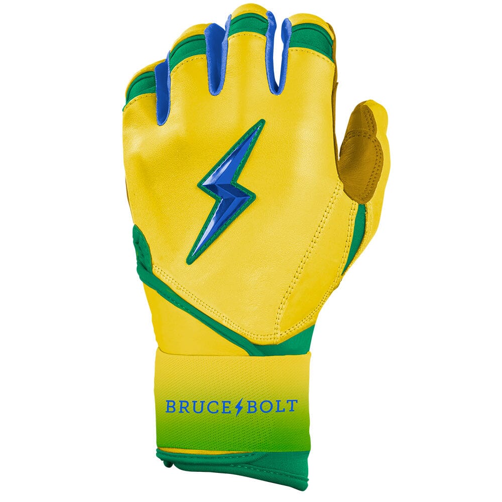 Coach RAC Creator Series Long Cuff Batting Gloves - Yellow- thumb 3