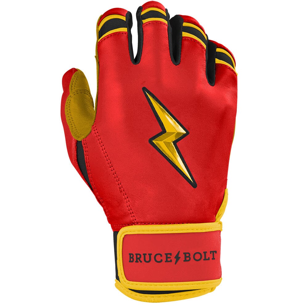 Konnor Griffin Signature Series Short Cuff Batting Gloves - Red- thumb 4