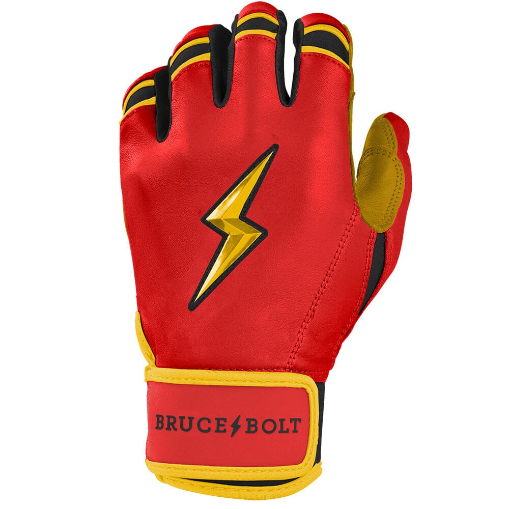 Konnor Griffin Signature Series Short Cuff Batting Gloves - Red- thumb 3
