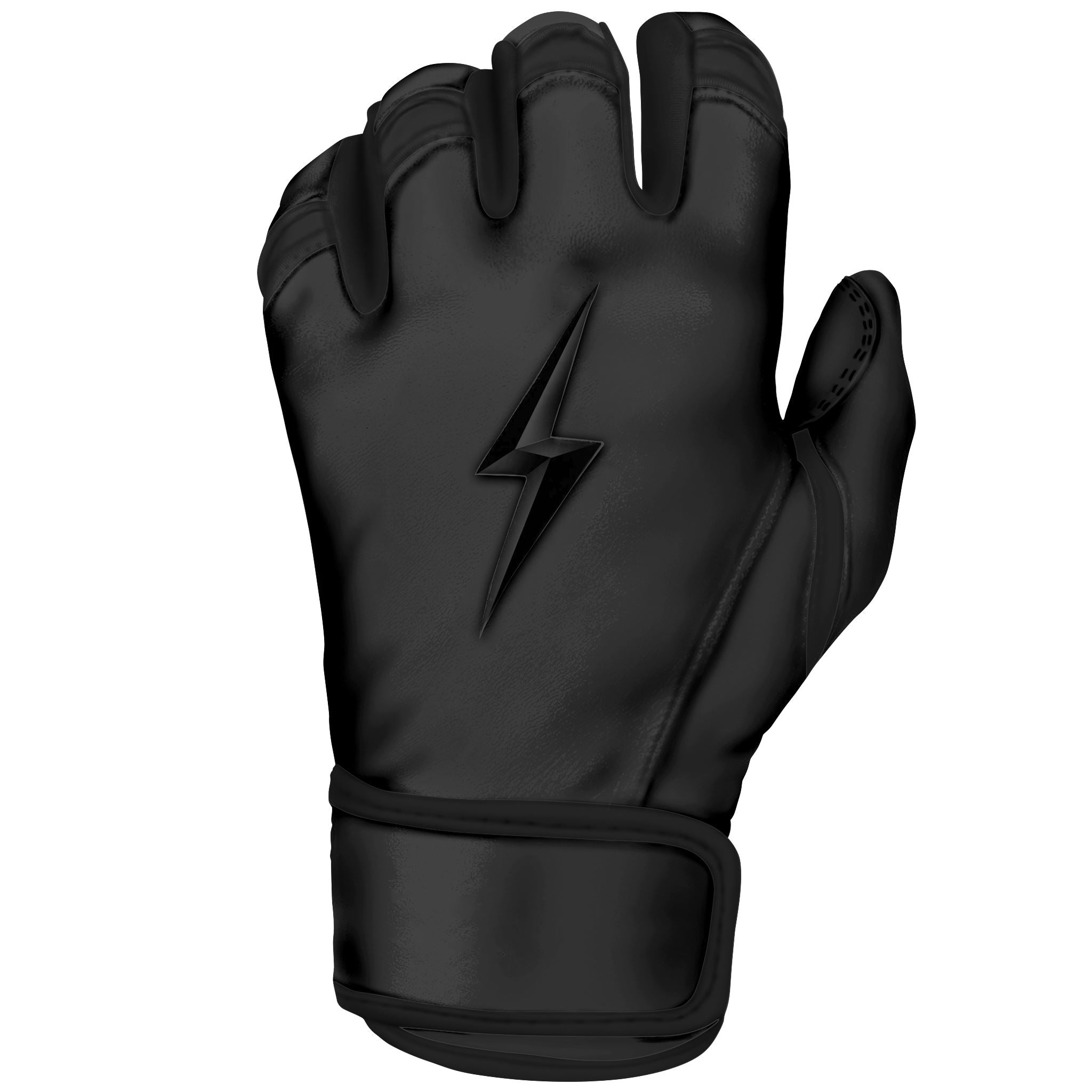 Personalized Bear Series Short Cuff Batting Gloves - Blackout- thumb 3