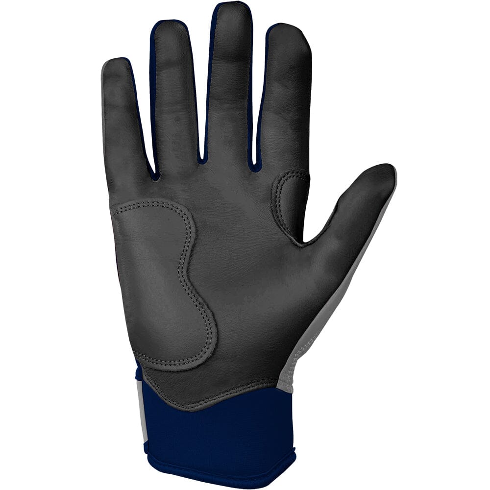 Grey Series Short Cuff Batting Gloves - Navy- thumb 2