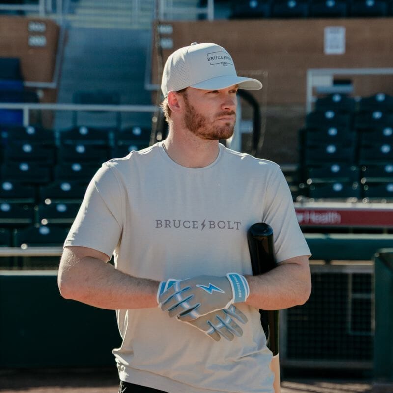 Ian Happ Signature Series Short Cuff Batting Gloves - Grey- thumb 6