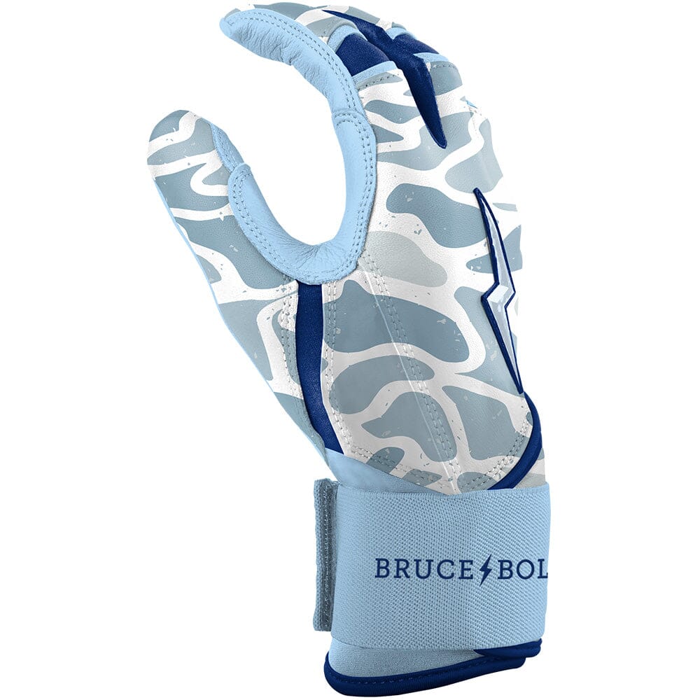 Jake Burger Signature Series Long Cuff Batting Gloves - BURLEBO Seaside Camo Blue- thumb 5