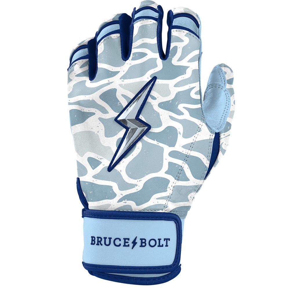 Jake Burger Signature Series Short Cuff Batting Gloves - BURLEBO Seaside Camo Blue- thumb 3