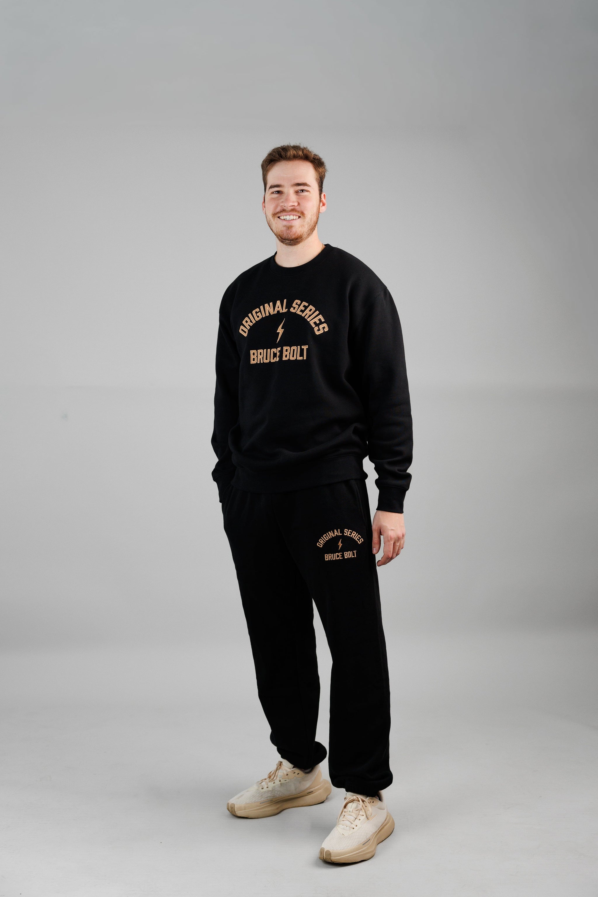 "Original Series" Cotton Jogger - Black- thumb 3