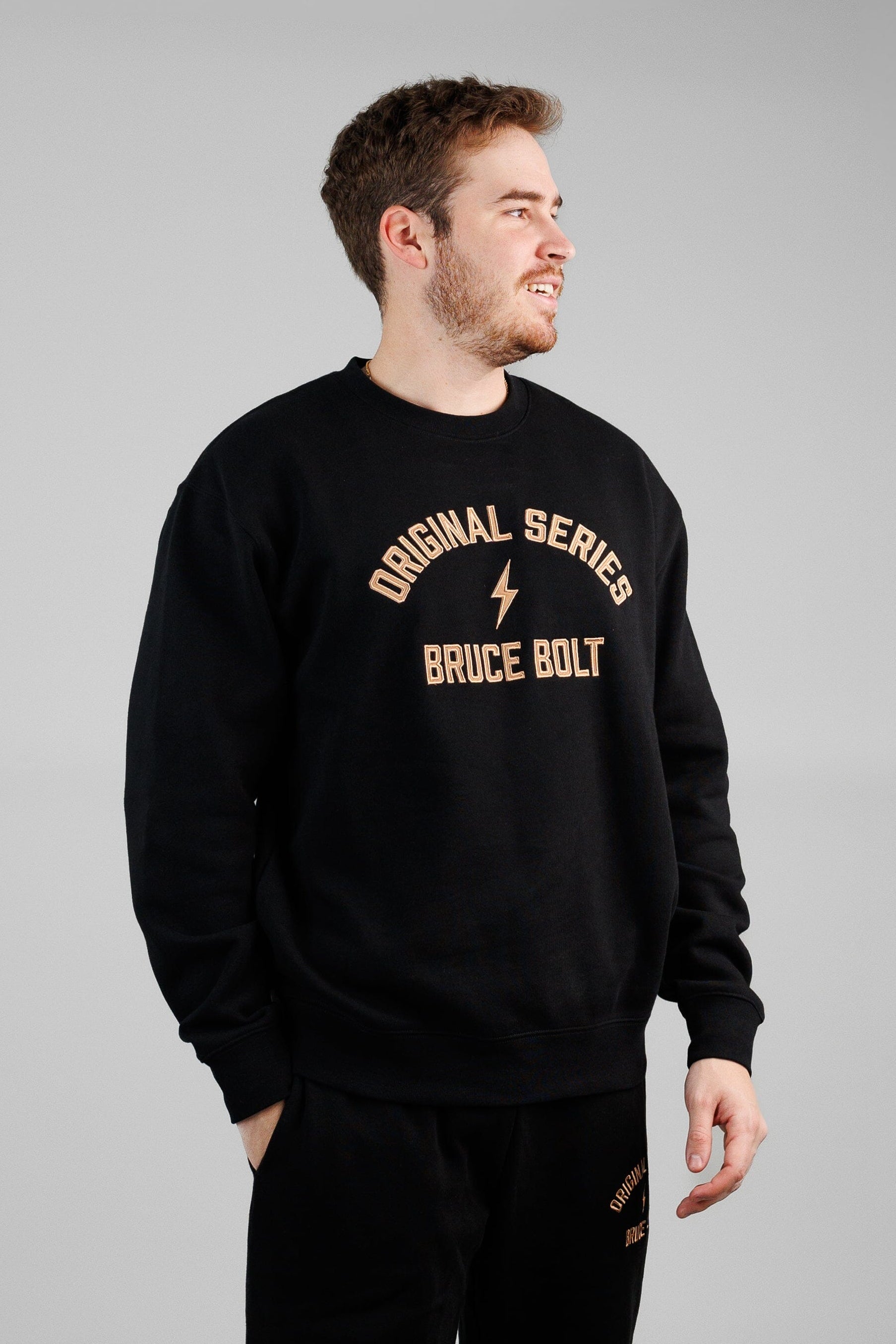 "Original Series" Crewneck - Black- thumb 1