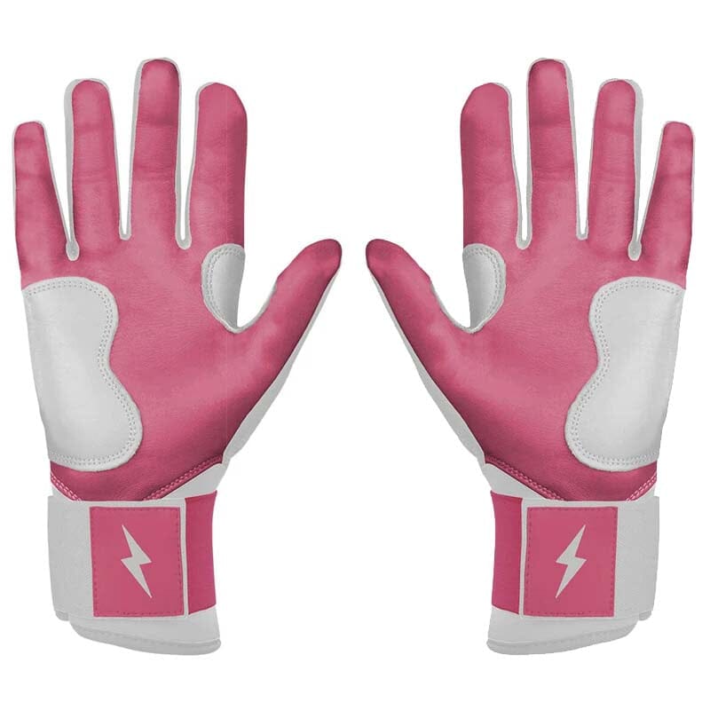 Personalized Bear Series Long Cuff Batting Gloves - Dusty Pink- quickbuy