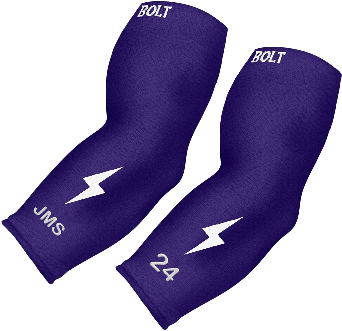 Personalized Graduated Compression Premium 3/4 Arm Sleeve Purple