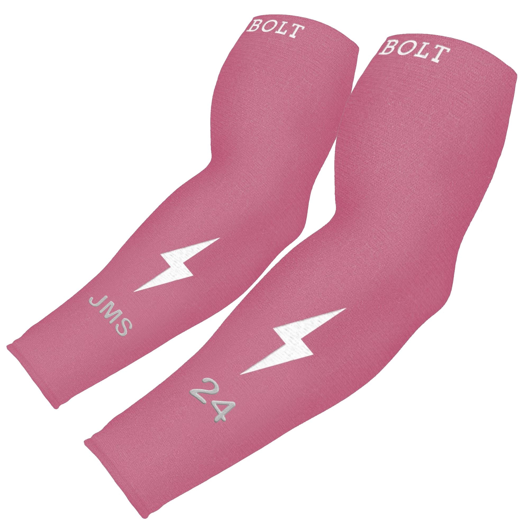 Personalized Graduated Compression Premium Arm Sleeve - Dusty Pink- quickbuy
