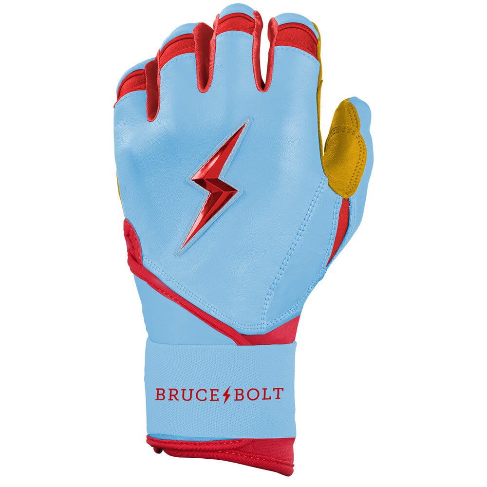 Harrison Bader Signature Series Long Cuff Batting Gloves - Baby Blue- thumb 3