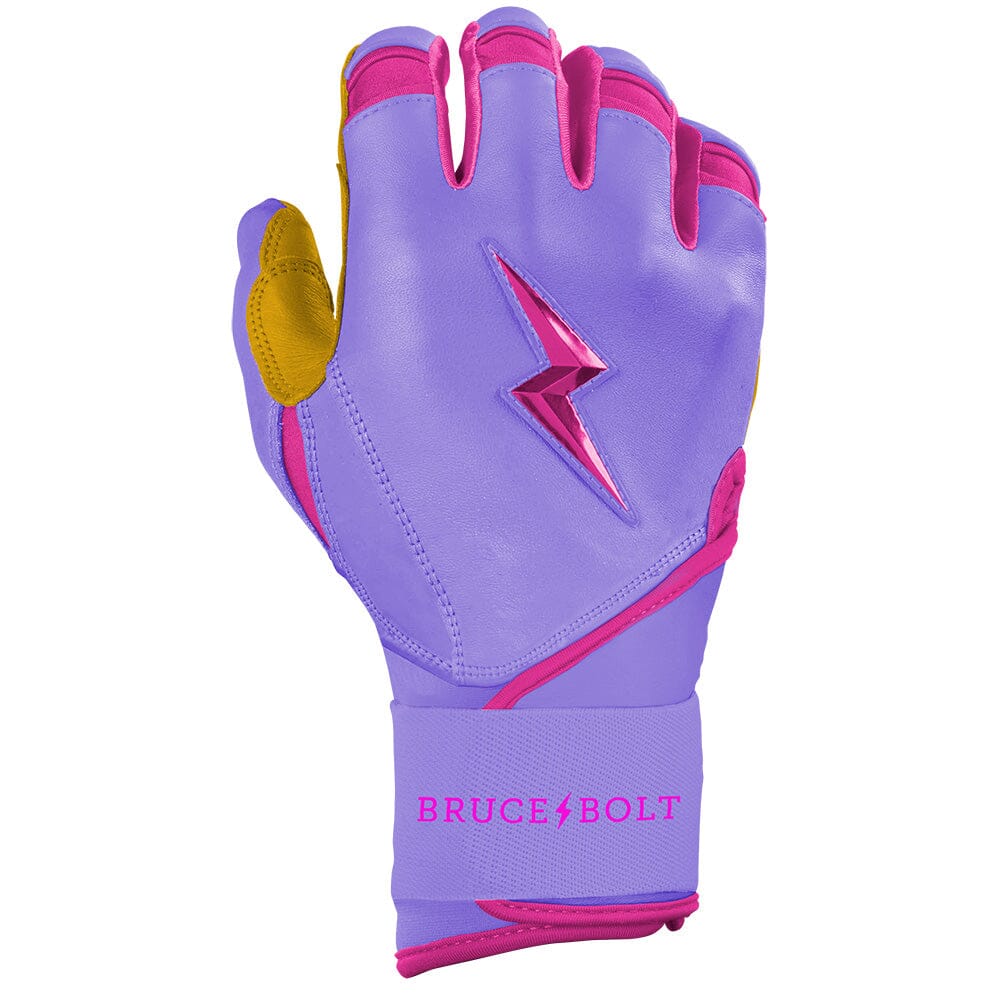 Harrison Bader Signature Series Long Cuff Batting Gloves - Lavender- thumb 4