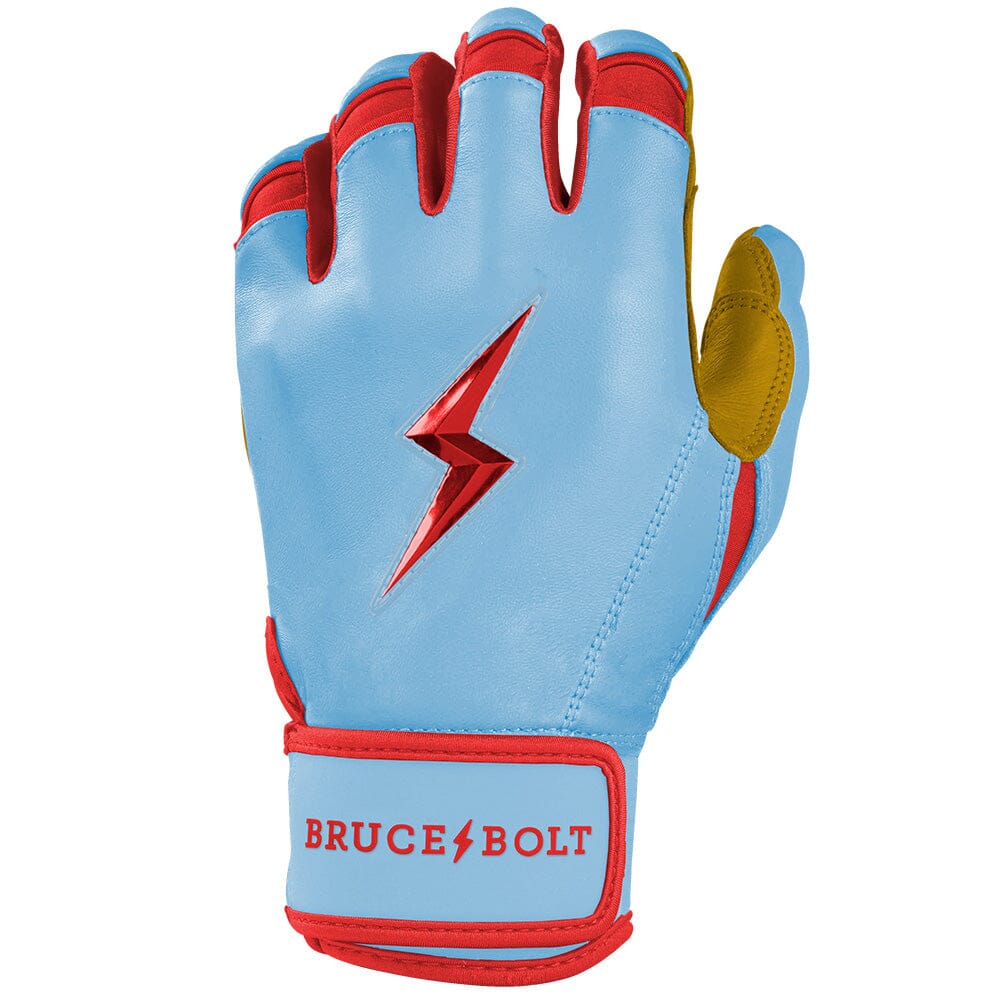 Harrison Bader Signature Series Short Cuff Batting Gloves - Baby Blue- thumb 3