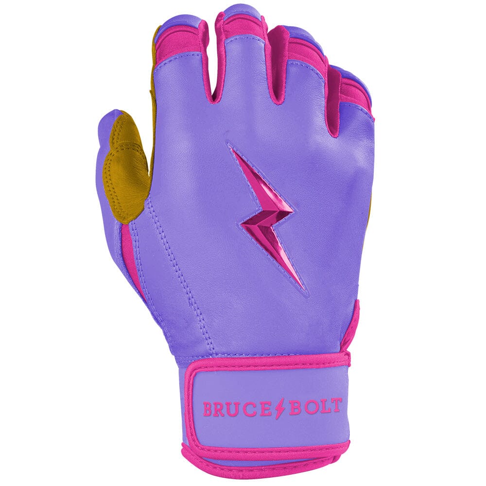 Harrison Bader Signature Series Short Cuff Batting Gloves - Lavender- thumb 4