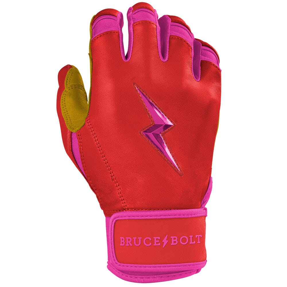 Harrison Bader Signature Series Short Cuff Batting Gloves - Pink- thumb 4
