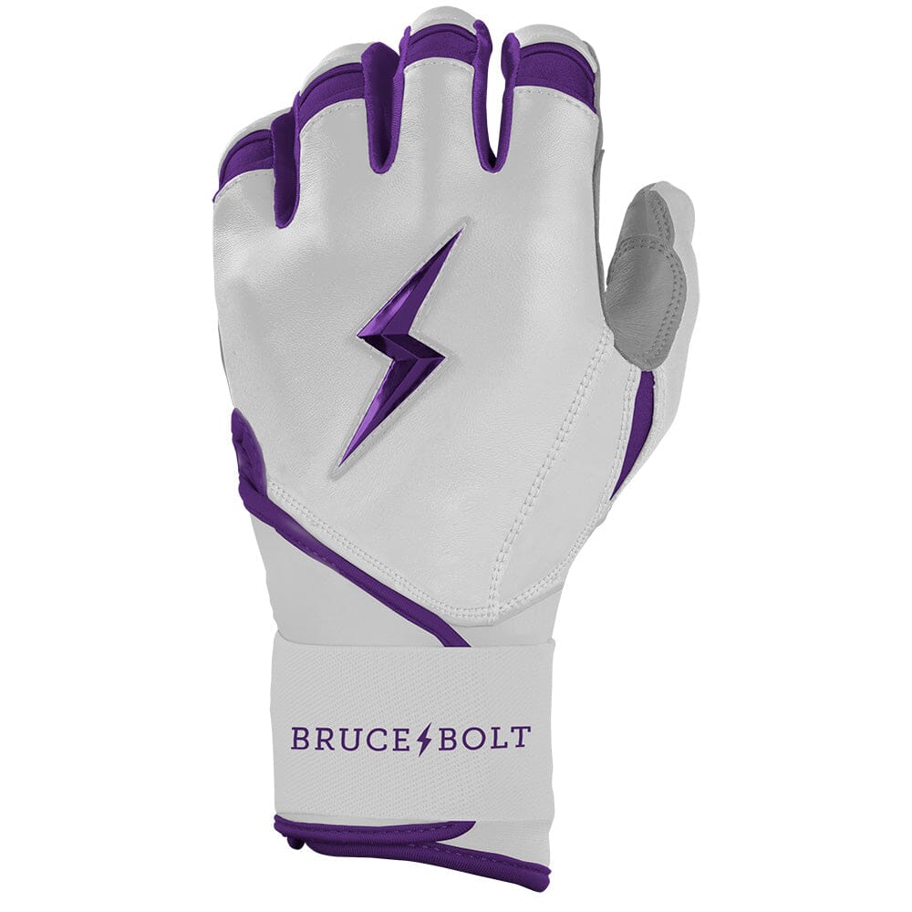 Chrome Series Long Cuff Batting Gloves - Purple- thumb 3
