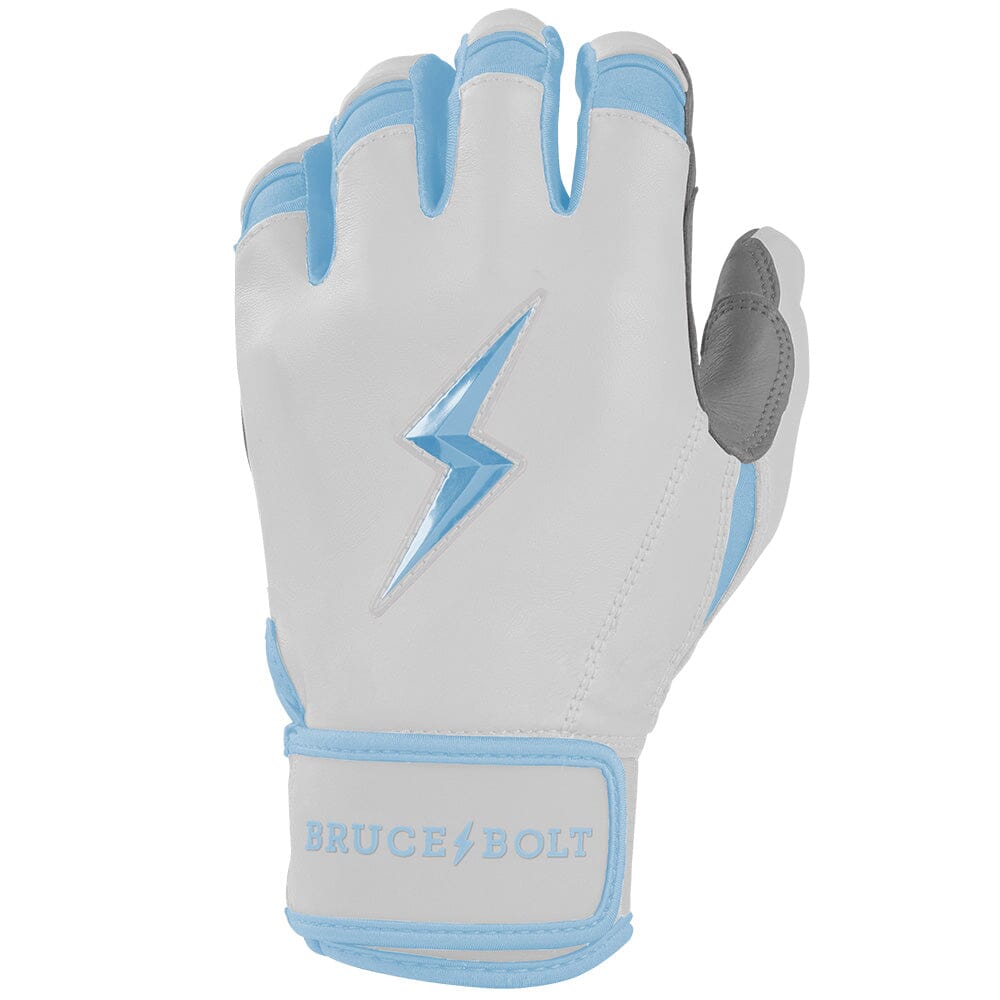 Chrome Series Short Cuff Batting Gloves - Baby Blue- thumb 3