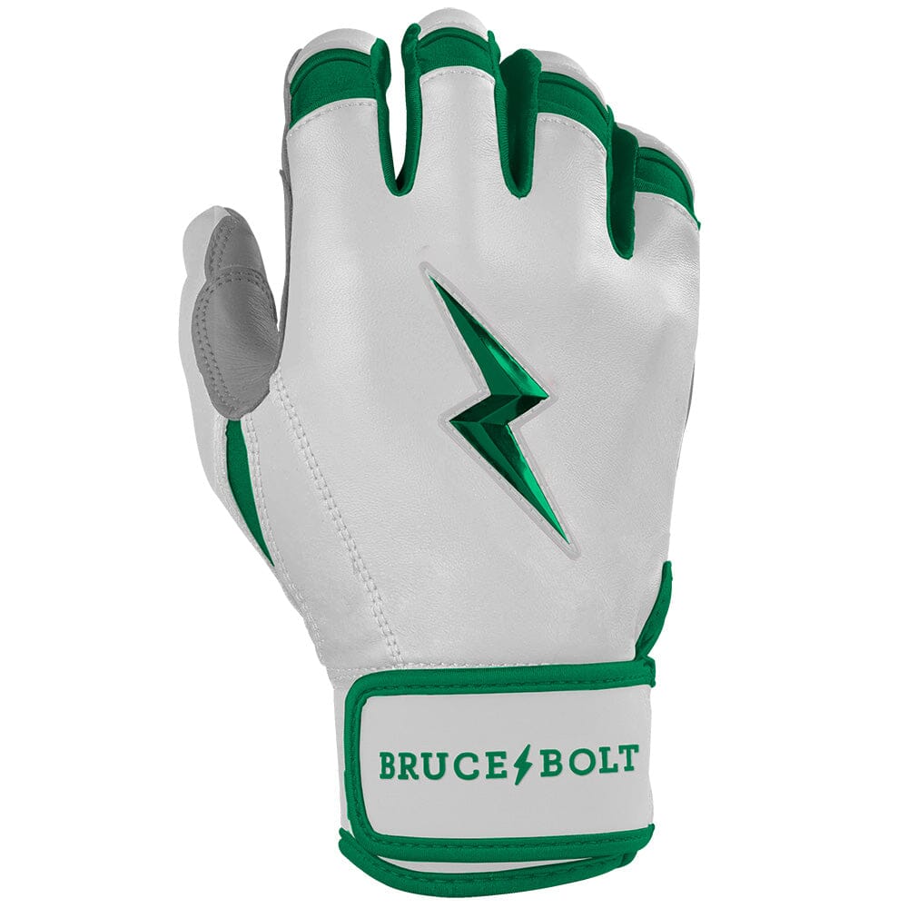 Chrome Series Short Cuff Batting Gloves - Green- thumb 4
