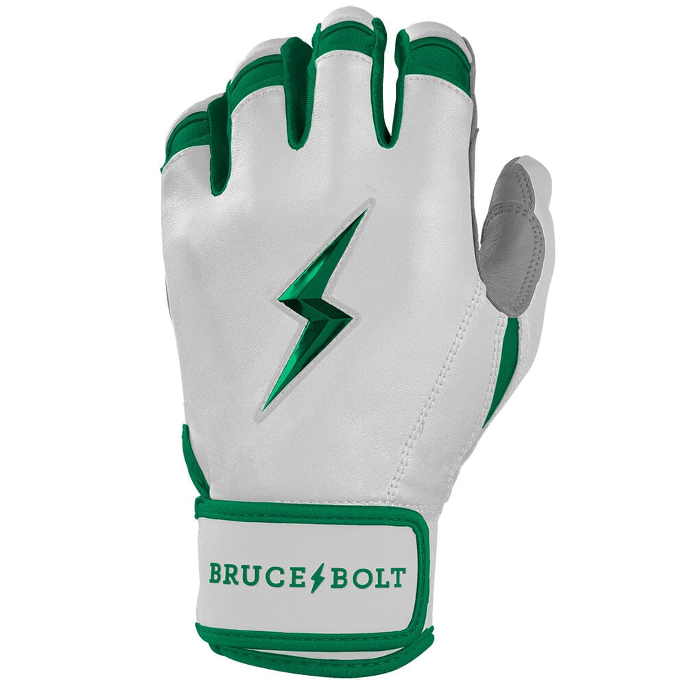 Chrome Series Short Cuff Batting Gloves - Green- thumb 3