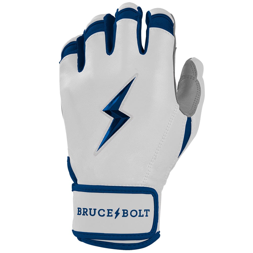Chrome Series Short Cuff Batting Gloves - Navy- thumb 3