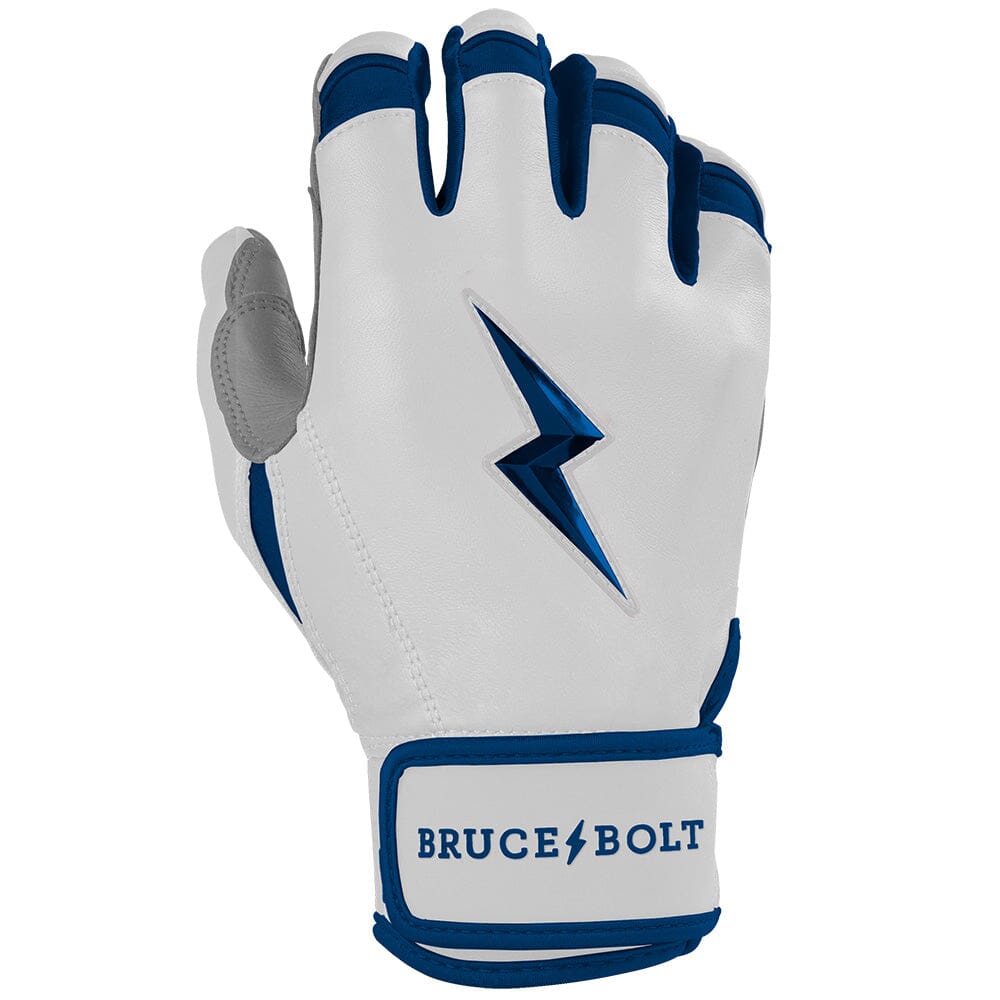 Chrome Series Short Cuff Batting Gloves - Navy- thumb 4