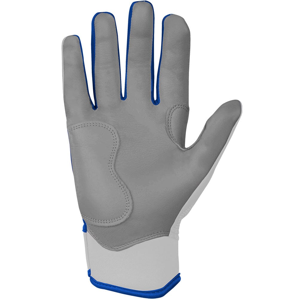 Chrome Series Short Cuff Batting Gloves - Royal- thumb 2