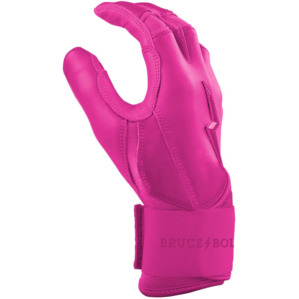 Max Clark Signature Series Long Cuff Batting Gloves - Pink- thumb 5
