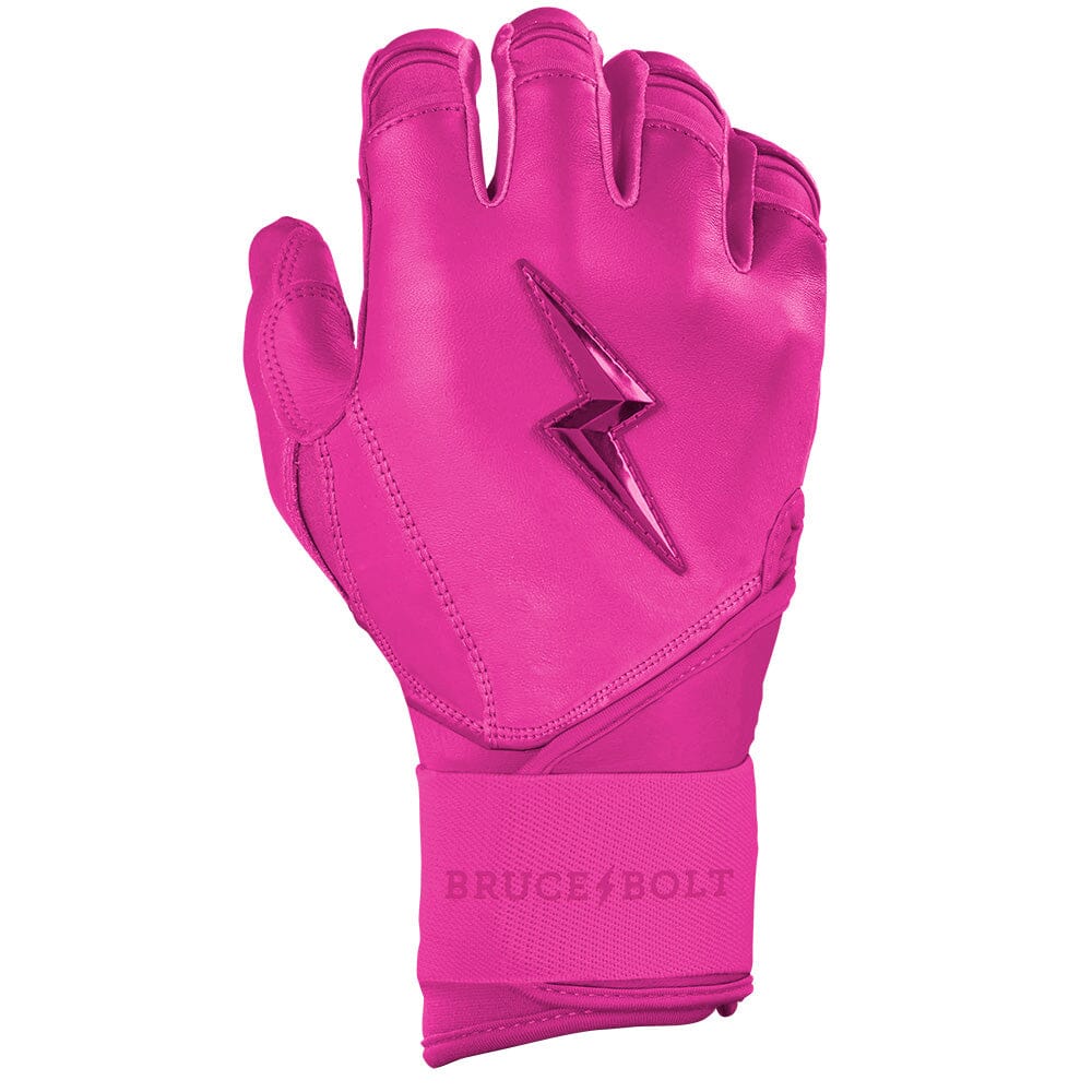 Max Clark Signature Series Long Cuff Batting Gloves - Pink- thumb 4