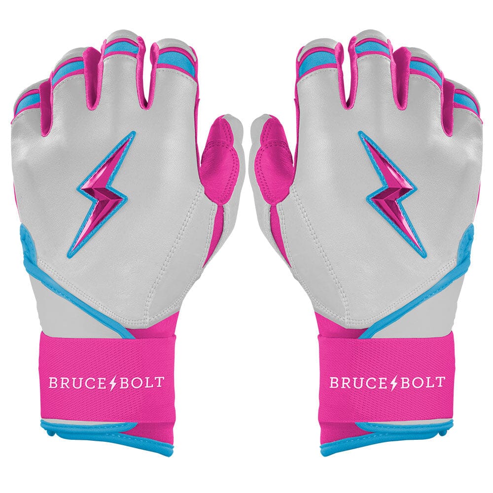 Perfect Game Collab Series Long Cuff Batting Gloves - Summer Swirl- quickbuy