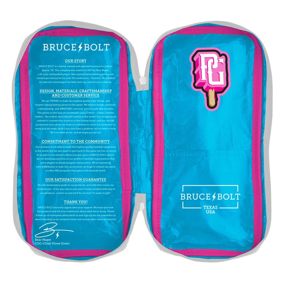 Perfect Game Collab Series Short Cuff Batting Gloves - Summer Swirl- thumb 7