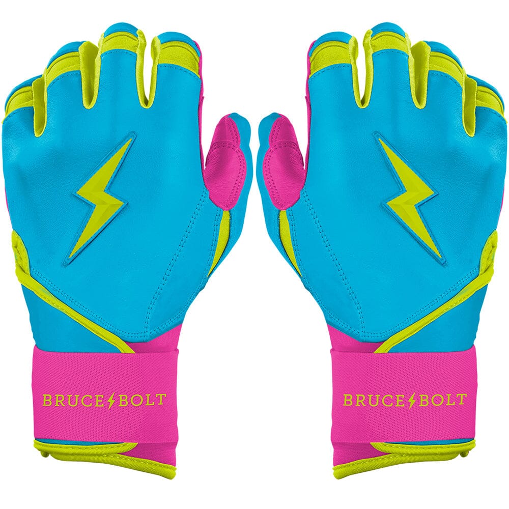 Bear Series Long Cuff Batting Gloves - Caribbean Blue- thumb 1