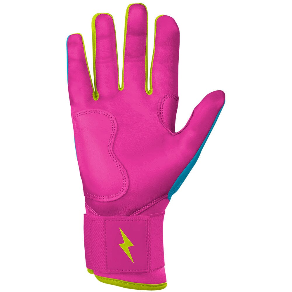 Bear Series Long Cuff Batting Gloves - Caribbean Blue- thumb 2
