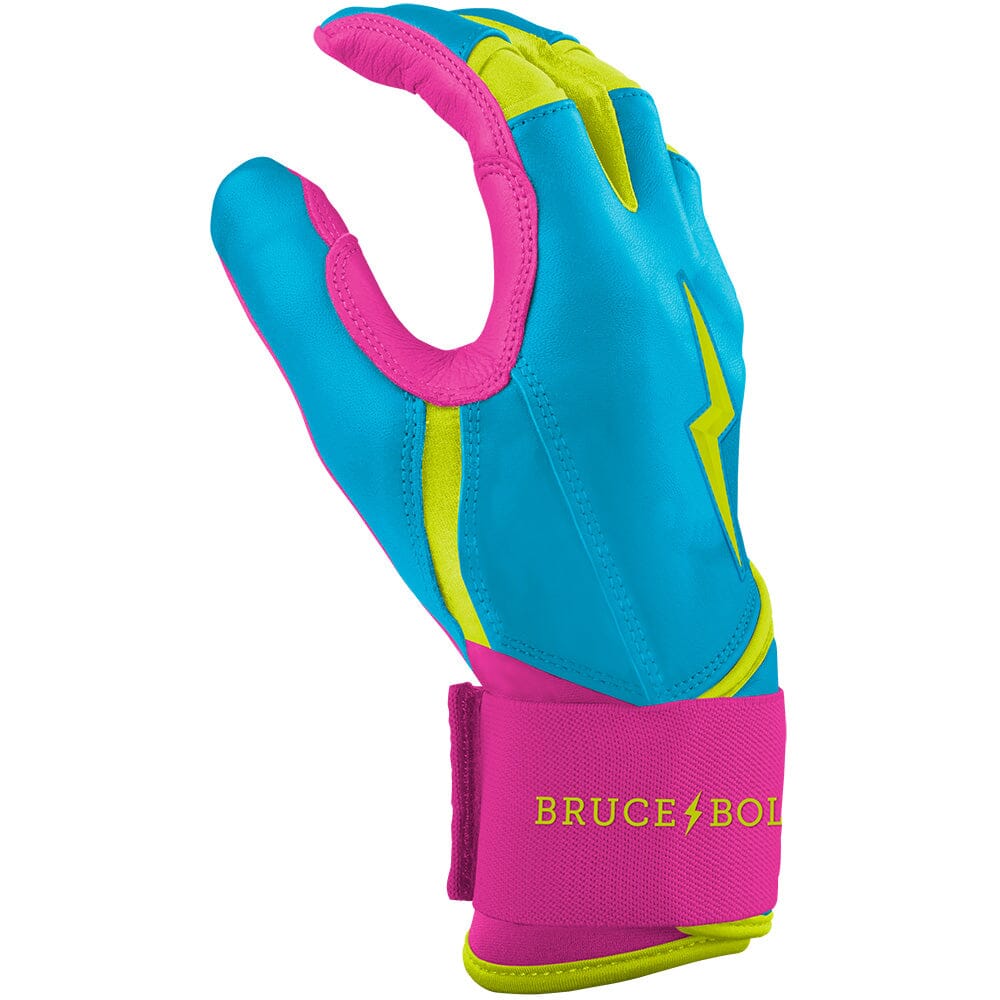 Bear Series Long Cuff Batting Gloves - Caribbean Blue- thumb 5
