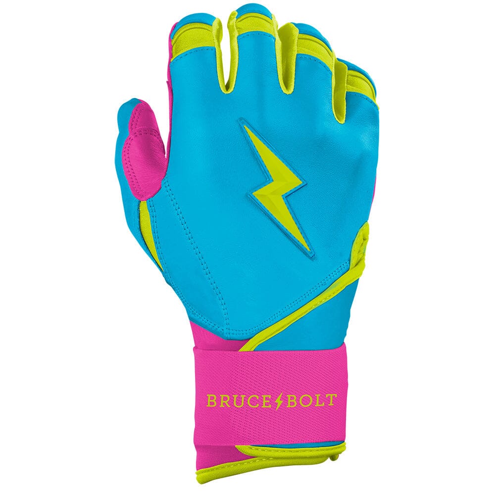 Bear Series Long Cuff Batting Gloves - Caribbean Blue- thumb 4