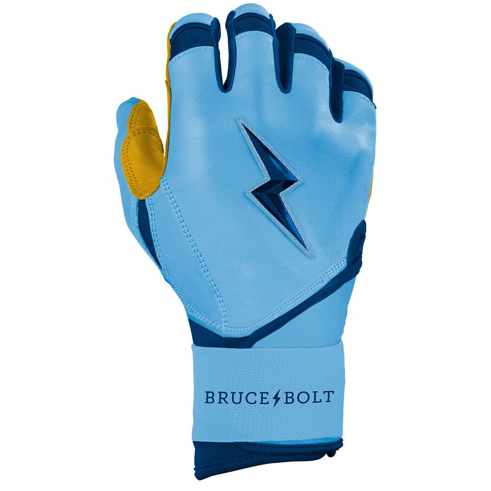Bear Series Long Cuff Batting Gloves - Carolina Blue- thumb 4