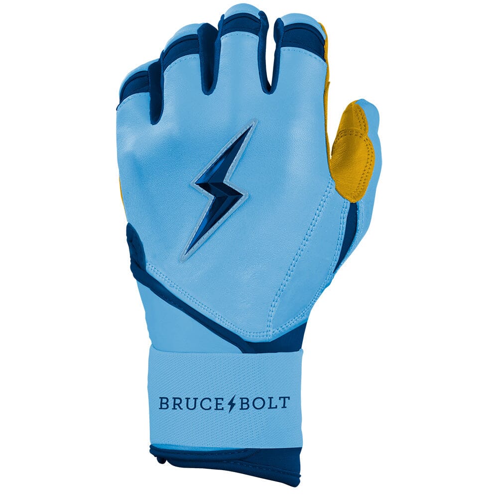 Bear Series Long Cuff Batting Gloves - Carolina Blue- thumb 3