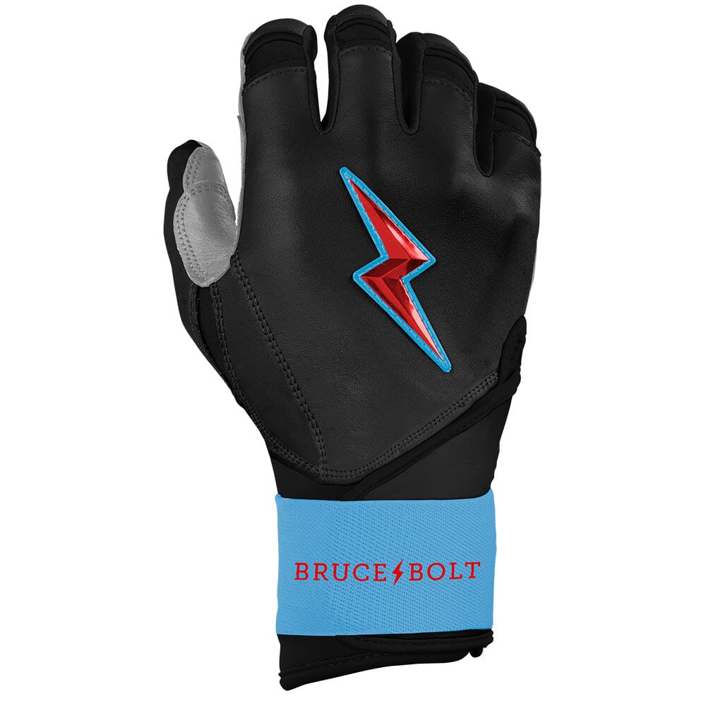 Bear Series Long Cuff Batting Gloves - Miami Black- thumb 4