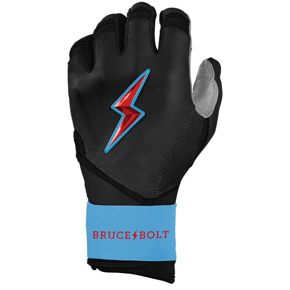 Bear Series Long Cuff Batting Gloves - Miami Black- thumb 3