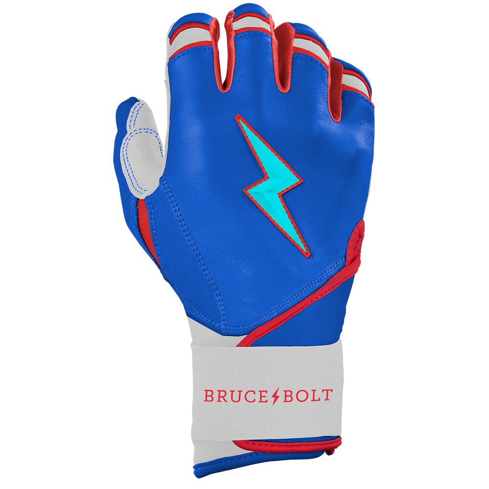 James Outman Signature Series Long Cuff Batting Gloves - Blue- thumb 4