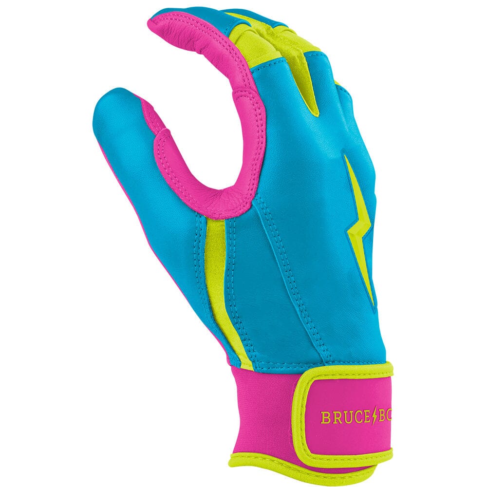 Bear Series Short Cuff Batting Gloves - Caribbean Blue- thumb 5