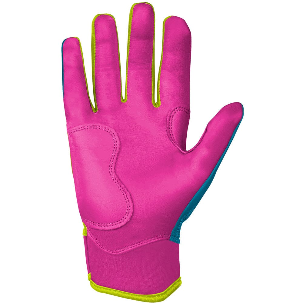 Bear Series Short Cuff Batting Gloves - Caribbean Blue- thumb 2