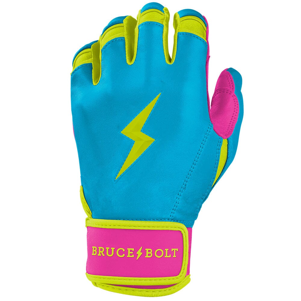 Bear Series Short Cuff Batting Gloves - Caribbean Blue- thumb 3