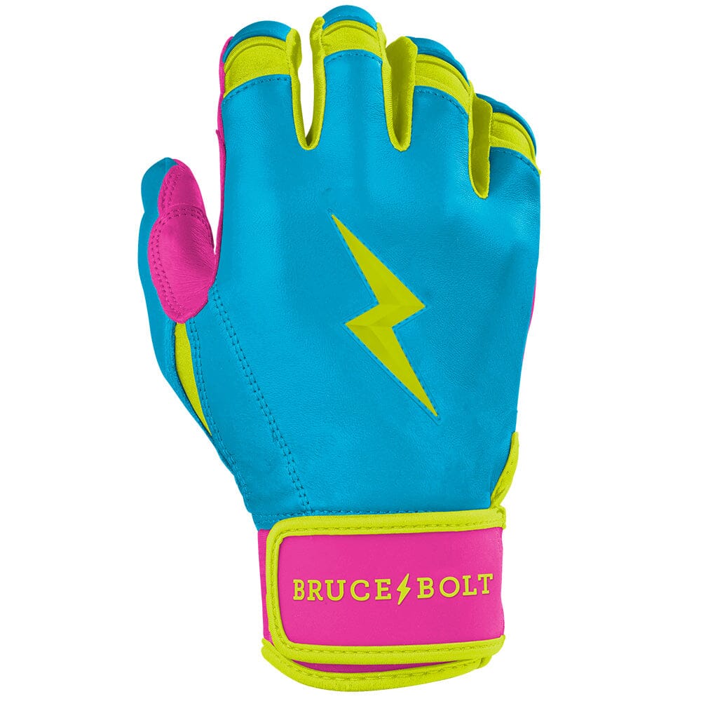 Bear Series Short Cuff Batting Gloves - Caribbean Blue- thumb 4