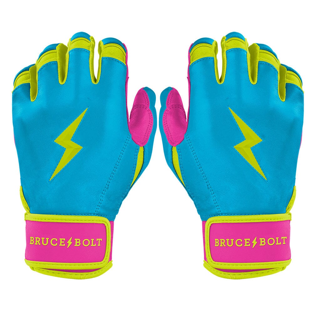Bear Series Short Cuff Batting Gloves - Caribbean Blue- thumb 1