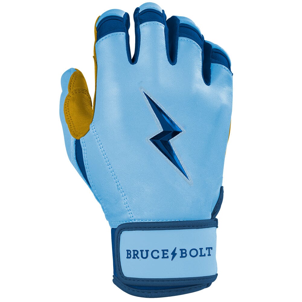 Bear Series Short Cuff Batting Gloves - Carolina Blue- thumb 4