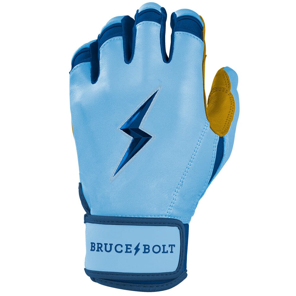 Bear Series Short Cuff Batting Gloves - Carolina Blue- thumb 3
