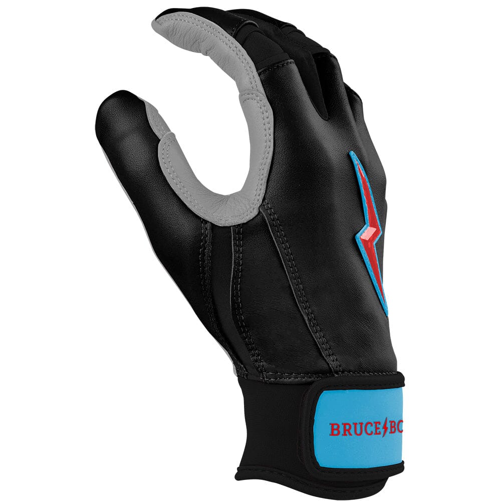 Bear Series Short Cuff Batting Gloves - Miami Black- thumb 5