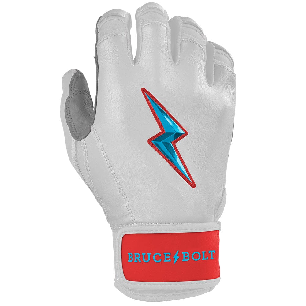Bear Series Short Cuff Batting Gloves - Miami White- thumb 4