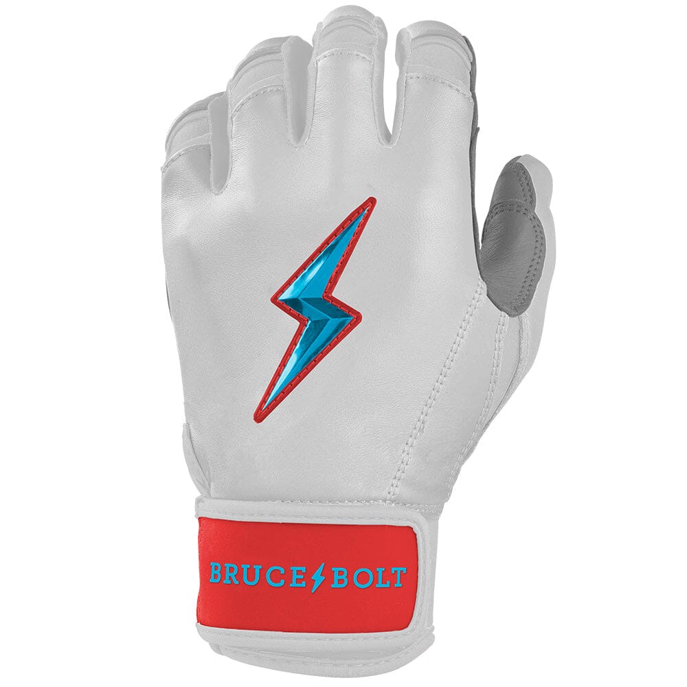 Bear Series Short Cuff Batting Gloves - Miami White- thumb 3
