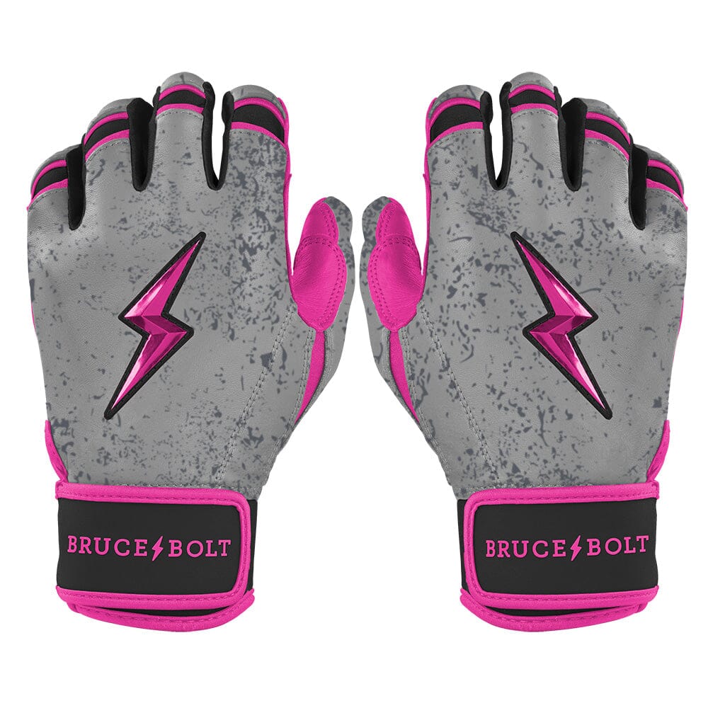 Brandon Nimmo Signature Series Short Cuff Batting Gloves - Concrete- quickbuy