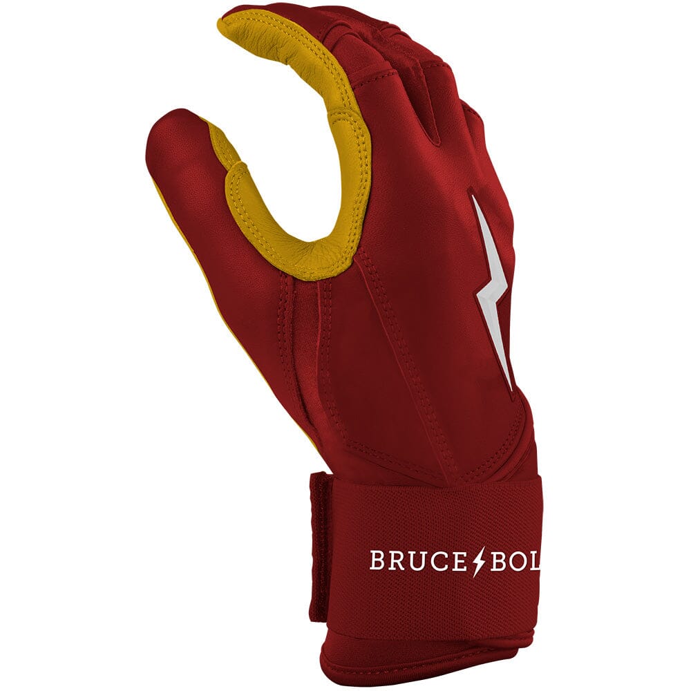 Original Series Long Cuff Batting Gloves - Maroon- thumb 5